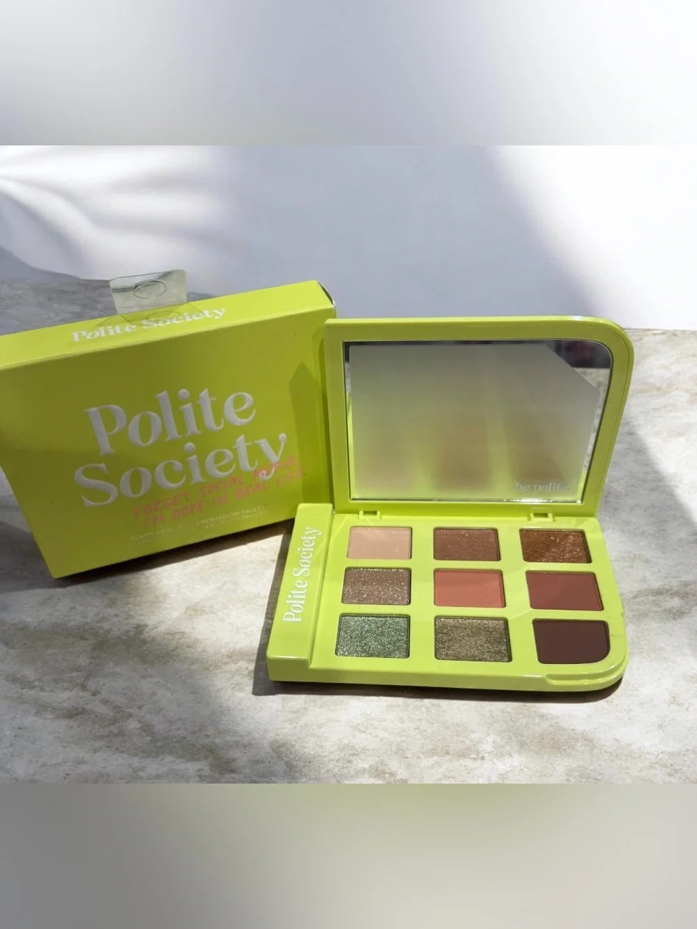 Polite Society Eyeshadow Palette “Forget Social Media, I’m Dope In Real Life”